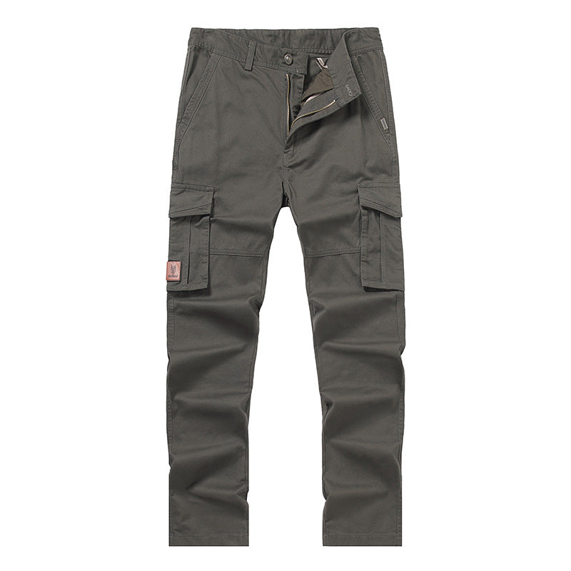 Herren Cargohose im Slim-Straight Schnitt mit Mehrfach‑Taschen und verstärkten Knien Echoarchiv