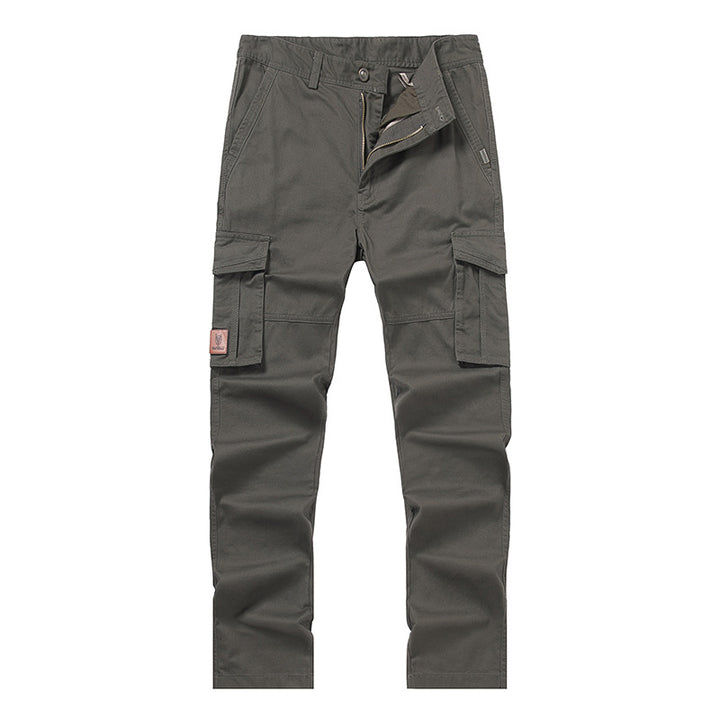 Herren Cargohose im Slim-Straight Schnitt mit Mehrfach‑Taschen und verstärkten Knien Echoarchiv