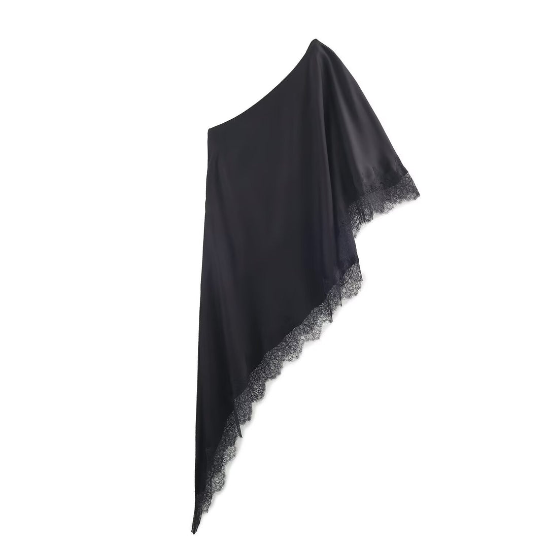 Damen Schal mit luxuriösem Spitzenbesatz Echo Archiv