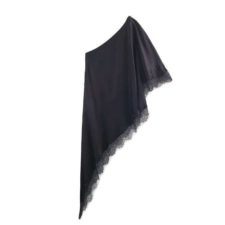Damen Schal mit luxuriösem Spitzenbesatz Echo Archiv