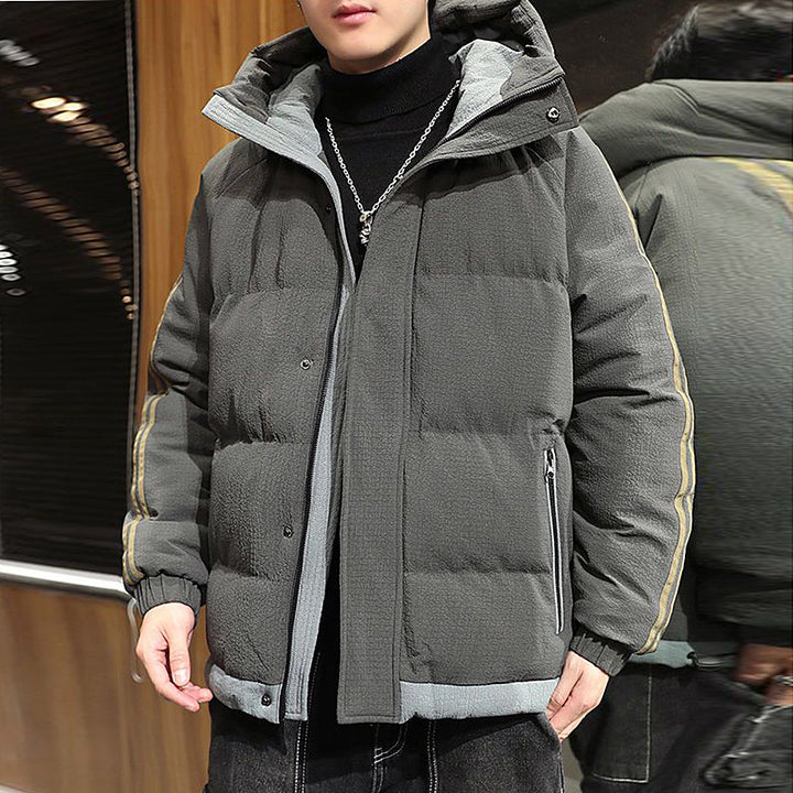 Herren isolierte Winterjacke mit gesteppter Struktur und praktischen Taschen Echoarchiv