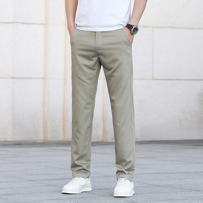 Herren Schmale Stretch-Chinohose im Business-Casual-Look Echo Archiv