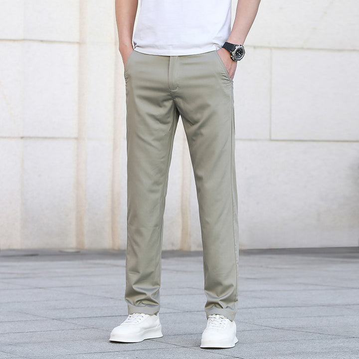 Herren Schmale Stretch-Chinohose im Business-Casual-Look Echo Archiv