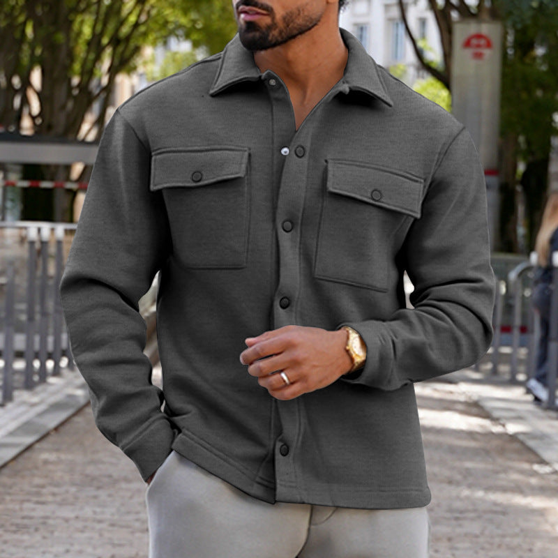 Herrenutility-Jacke mit bequemem Knopfverschluss und praktischen Taschen Echoarchiv