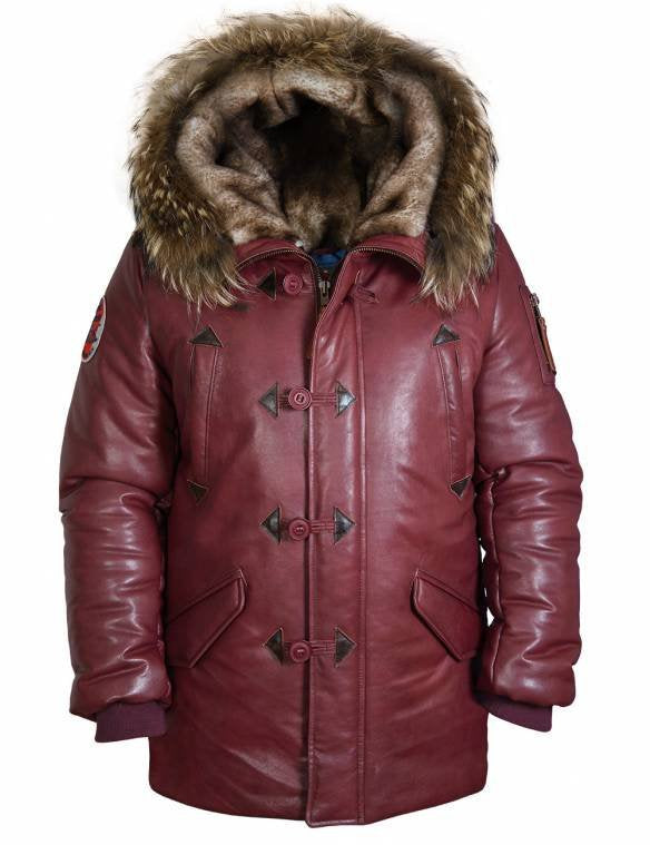 Herren Winterparka mit luxuriösem Kunstpelzkragen und wärmendem Futter Echoarchiv