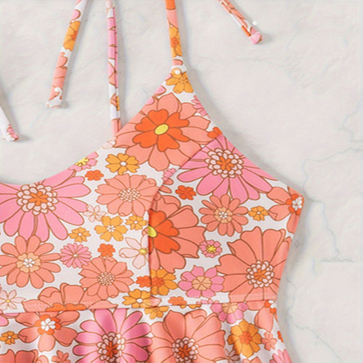 Damen Tankini mit floralem Rüschendesign Echo Archiv