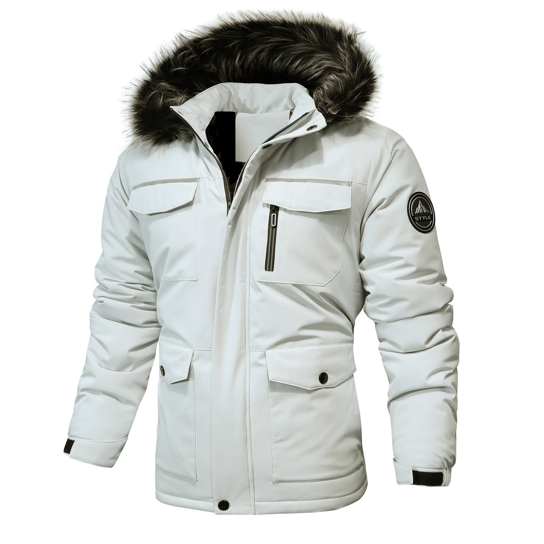 Herren Arctic-Insulated Parka mit abnehmbarer Kunstfellkapuze und reflektierenden Details Echoarchiv