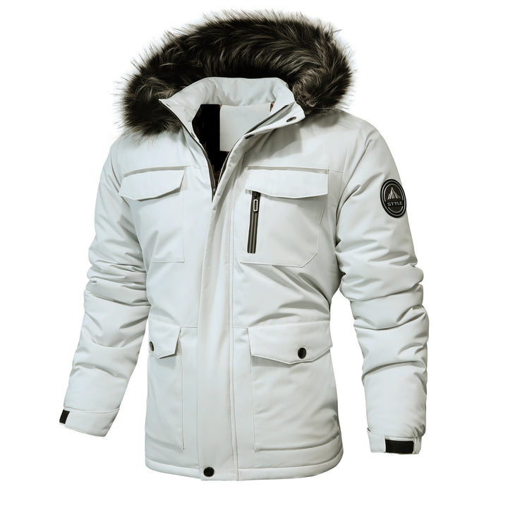 Herren Arctic-Insulated Parka mit abnehmbarer Kunstfellkapuze und reflektierenden Details Echoarchiv