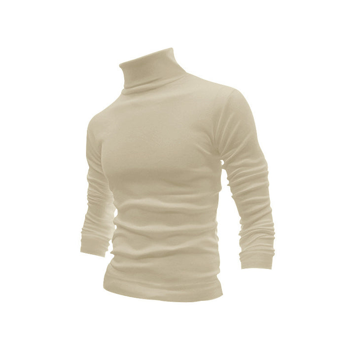 Herren Schmal geschnittenes Rollkragen-Feinstrickshirt mit Stretchkomfort – Marzano