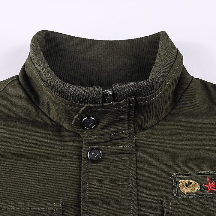 Herren nan robuste Fieldjacke mit Mehrfachtaschen, gesteppter Innenleiste und Rippbündchen Echo Archiv