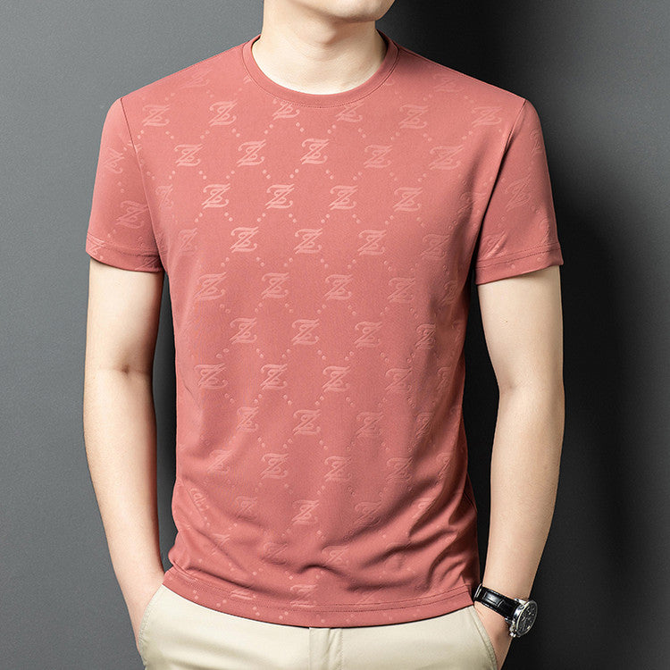 Herren modernes T-Shirt mit stylishen Muster Echoarchiv