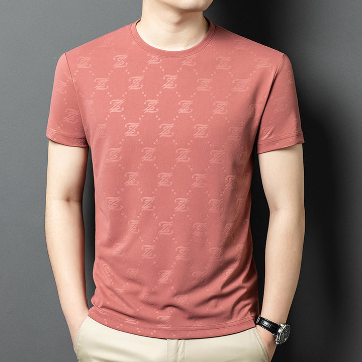 Herren modernes T-Shirt mit stylishen Muster Echoarchiv