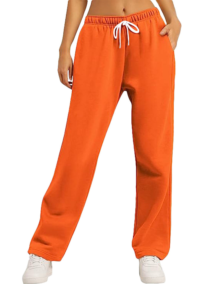 Damen bequeme Sporthose mit elastischem Bund und seitlichen Taschen Echo Archiv