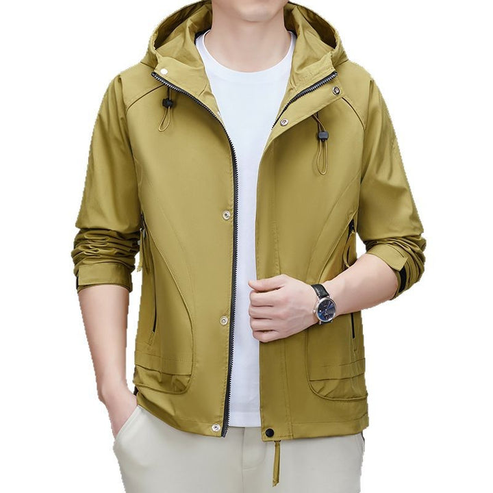 Herren Sportliche Übergangsjacke mit praktischem Kapuzendesign Echoarchiv