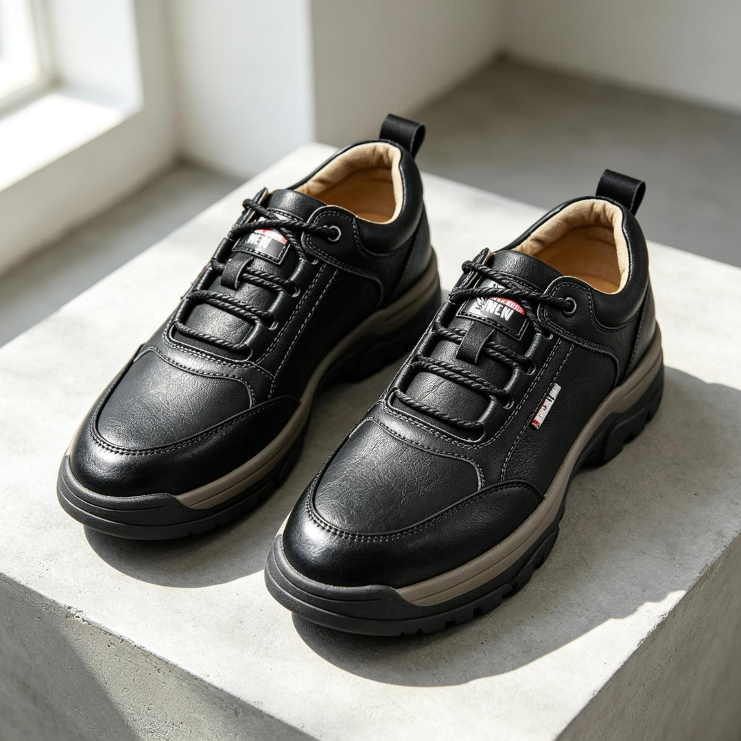 Herren Bequeme und Stylische Leder Sneakers Echoarchiv