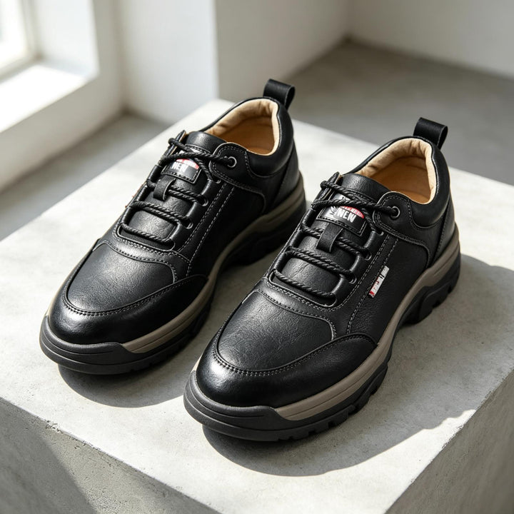Herren Bequeme und Stylische Leder Sneakers Echoarchiv