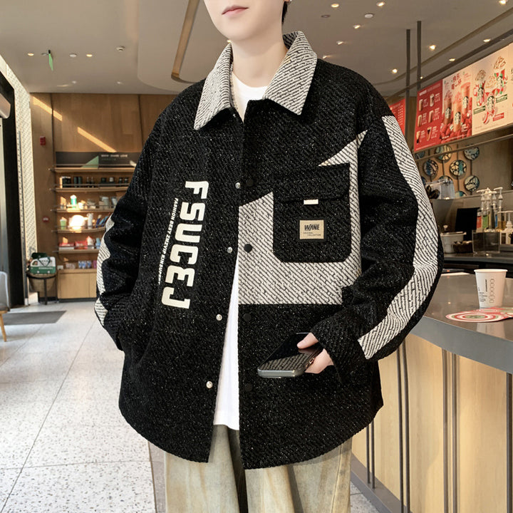 Herren lässige Overshirt-Jacke Echoarchiv