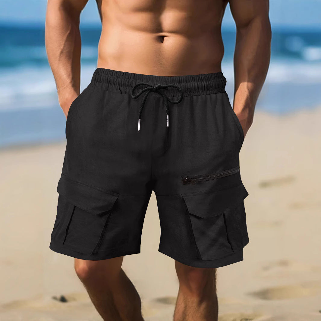 Herren Cargo-Shorts mit multifunktionalen Taschen und elastischem Bund Echoarchiv