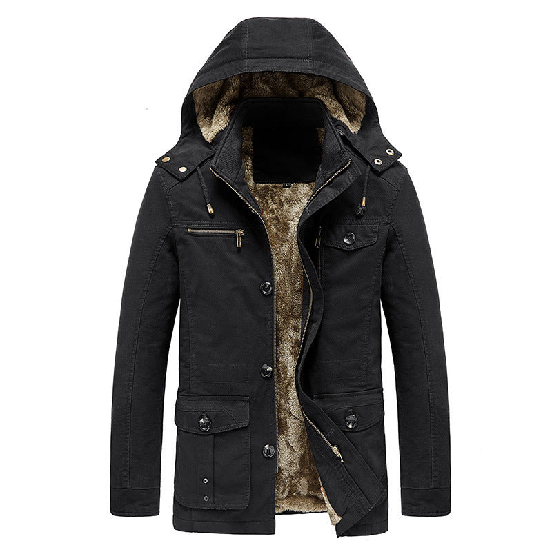Herren Robuste und Warmgefütterte Outdoor-Jacke Echo Archiv