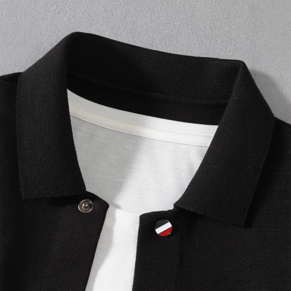 Herren Hemdjacke mit modernem Schnitt und sportlichen Akzenten Echoarchiv