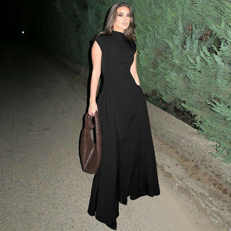 Damen Elegantes langes Abendkleid im minimalistischen Stil Echo Archiv