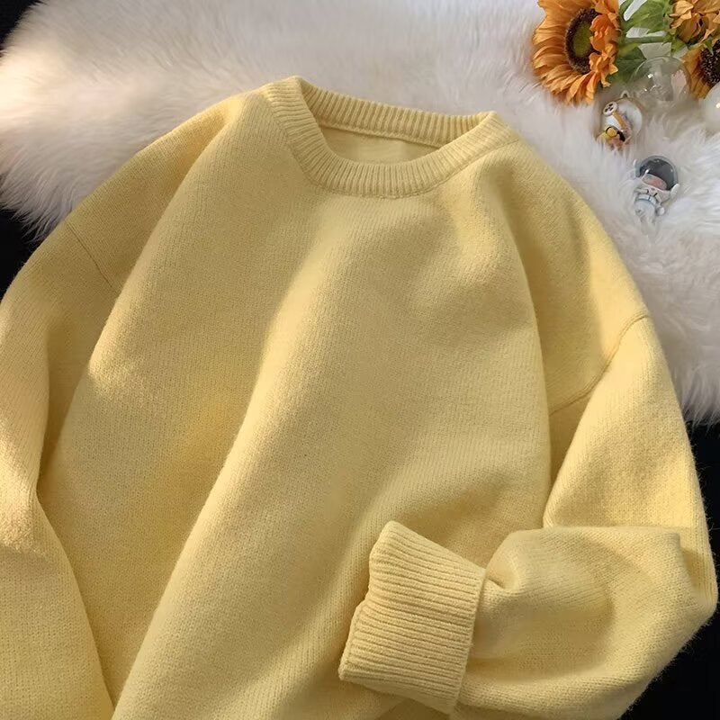 Damen Bequemer Oversize-Pullover Echoarchiv