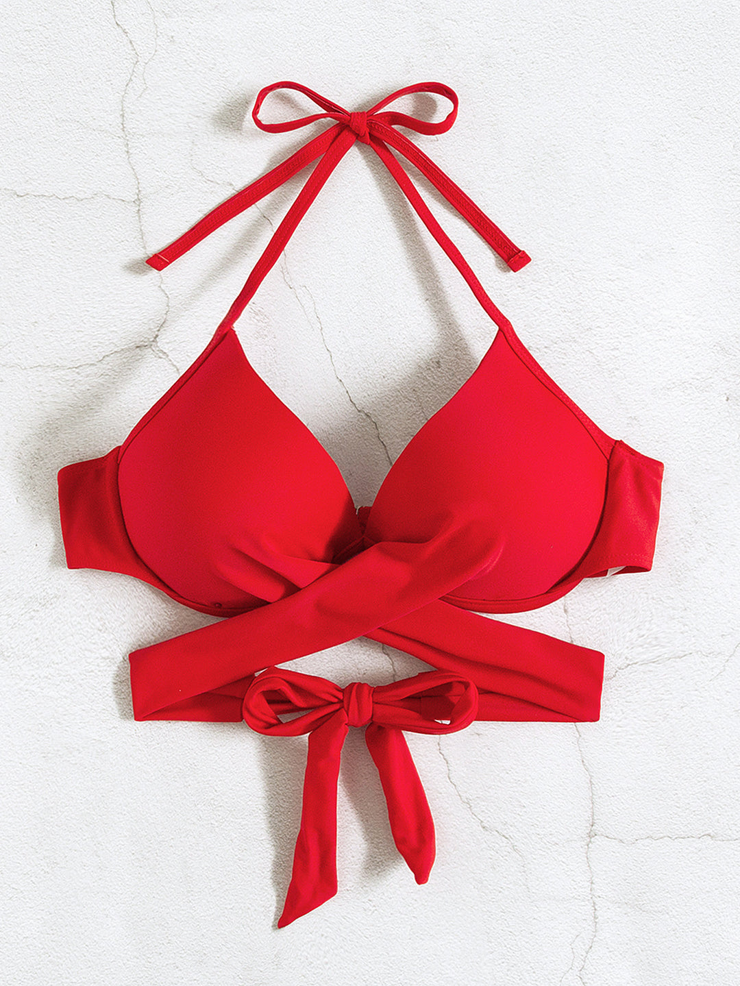 Damen Bikini-Oberteil mit verspieltem Knoten und elegantem Design Echo Archiv