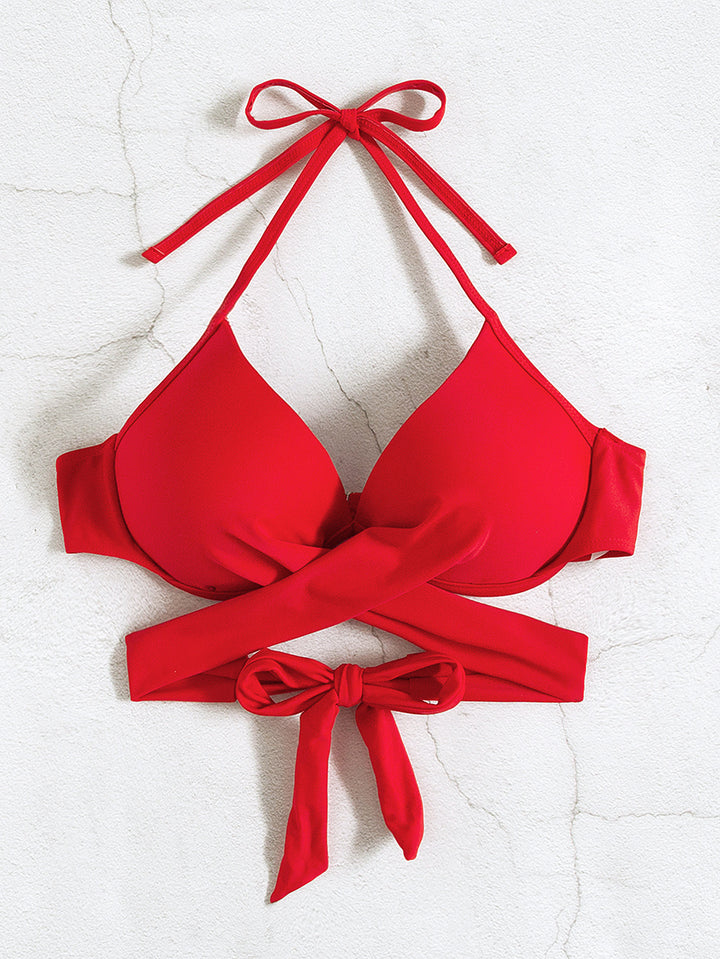 Damen Bikini-Oberteil mit verspieltem Knoten und elegantem Design Echo Archiv