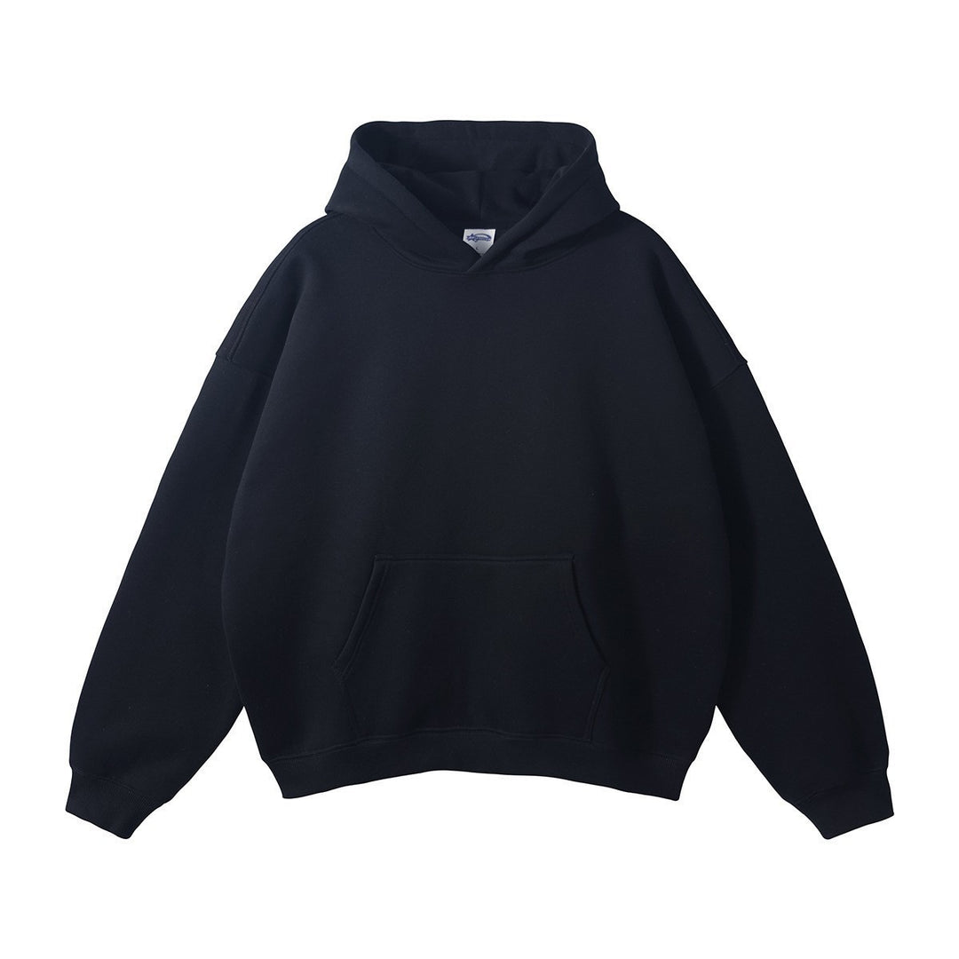 Unisex nan oversized Kapuzenpullover mit Kängurutasche und gerippten Bündchen Echo Archiv