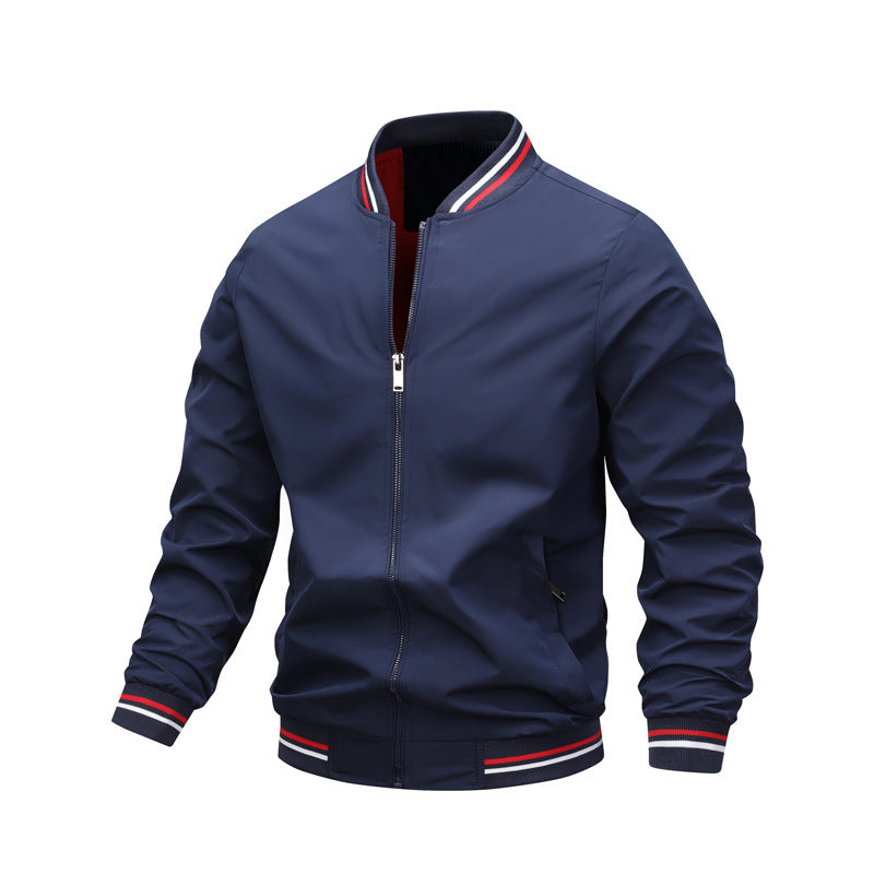 Herren Sportliche Retro Bomberjacke Echo Archiv