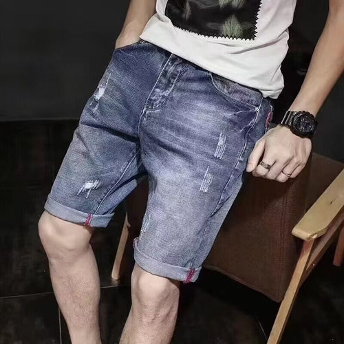 Herren JEchoarchivns Shorts Destroyed Elastikbund