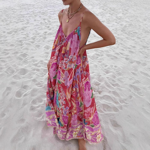 Damen Maxikleid mit floralem Muster Echo Archiv