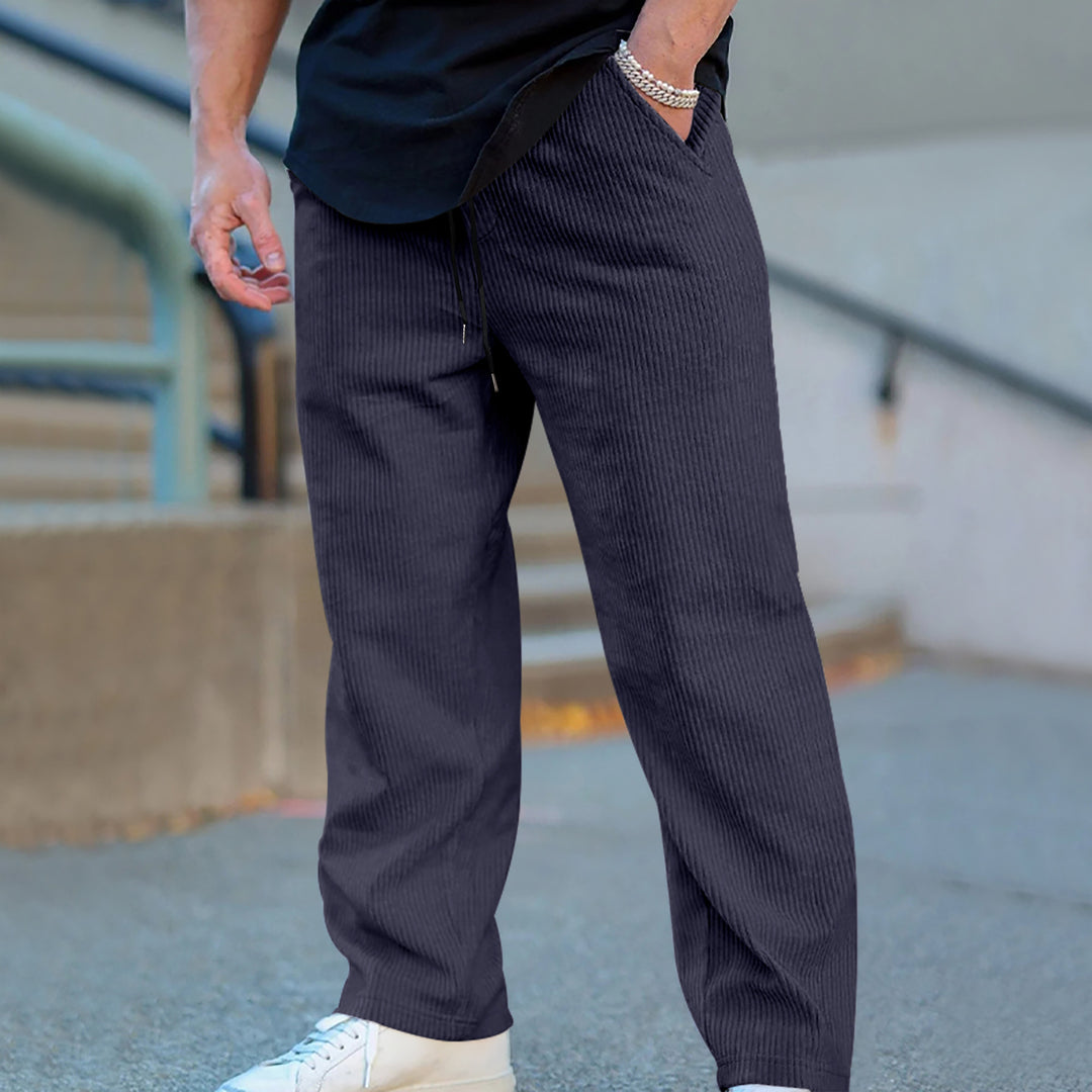 Herren lässige und atmungsaktive Freizeithose mit elastischem Bund Echoarchiv