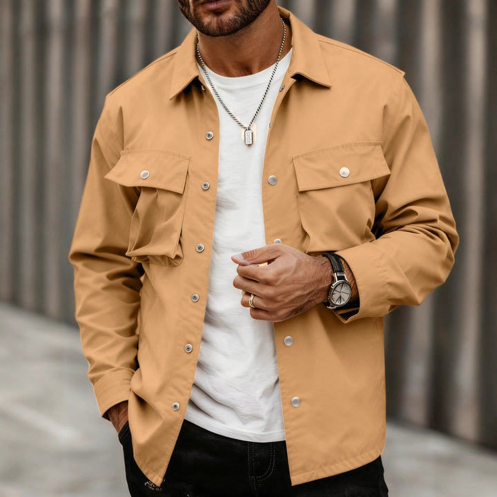 Herren modische Utility-Jacke mit praktischen Taschen Echoarchiv