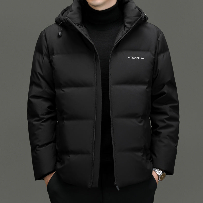 Herren warme Steppjacke mit praktischer Kapuze und innovativer Isolierung Echoarchiv
