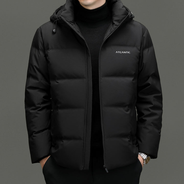 Herren warme Steppjacke mit praktischer Kapuze und innovativer Isolierung Echoarchiv