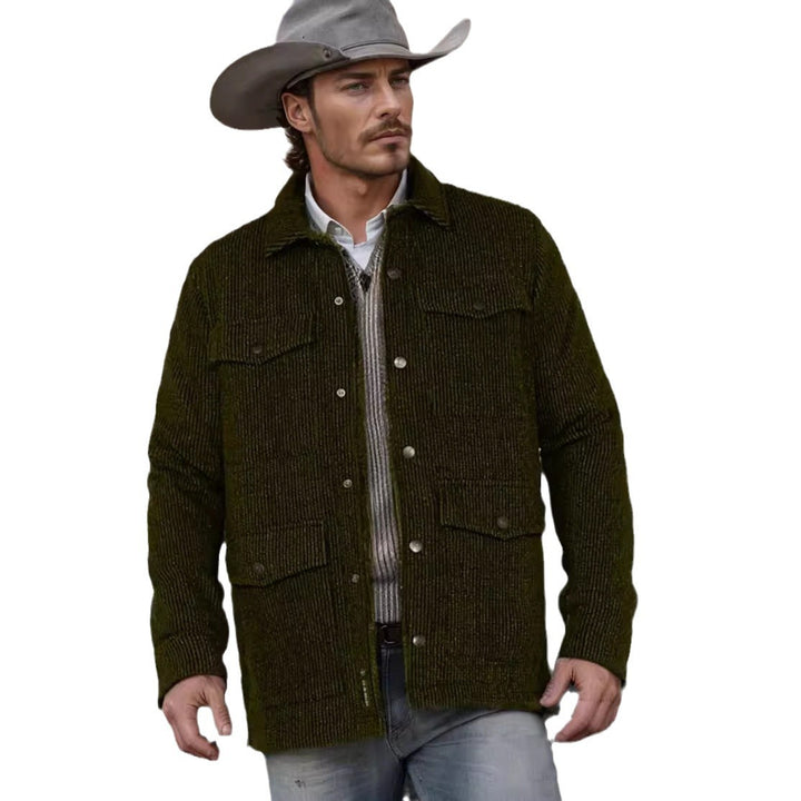 Herren strapazierfähige Utility-Jacke mit zwei großen Taschen Echoarchiv
