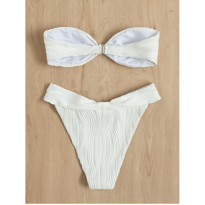 Damen Bandeau-Bikini mit Raffungen Echo Archiv