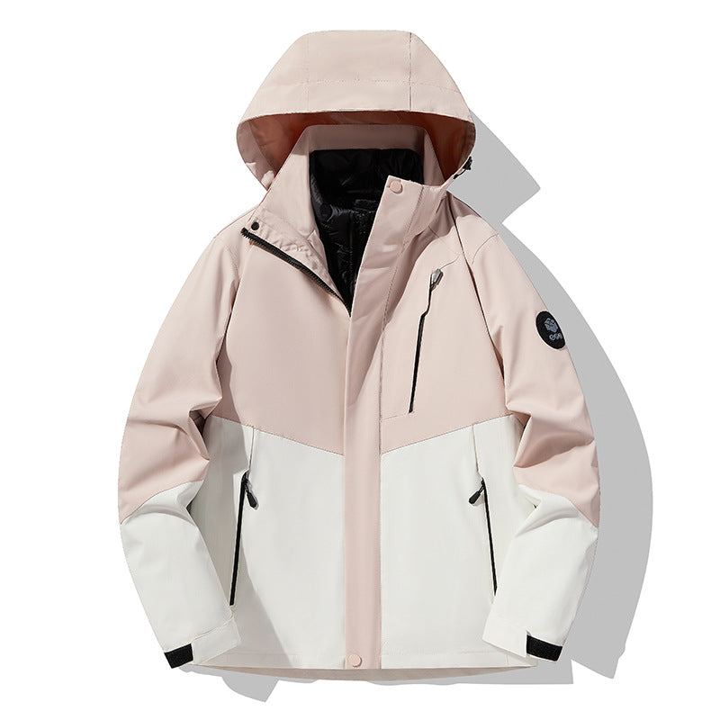 Herren Dreifach kombinierbare Funktionsjacke mit abnehmbarer Steppweste Echoarchiv