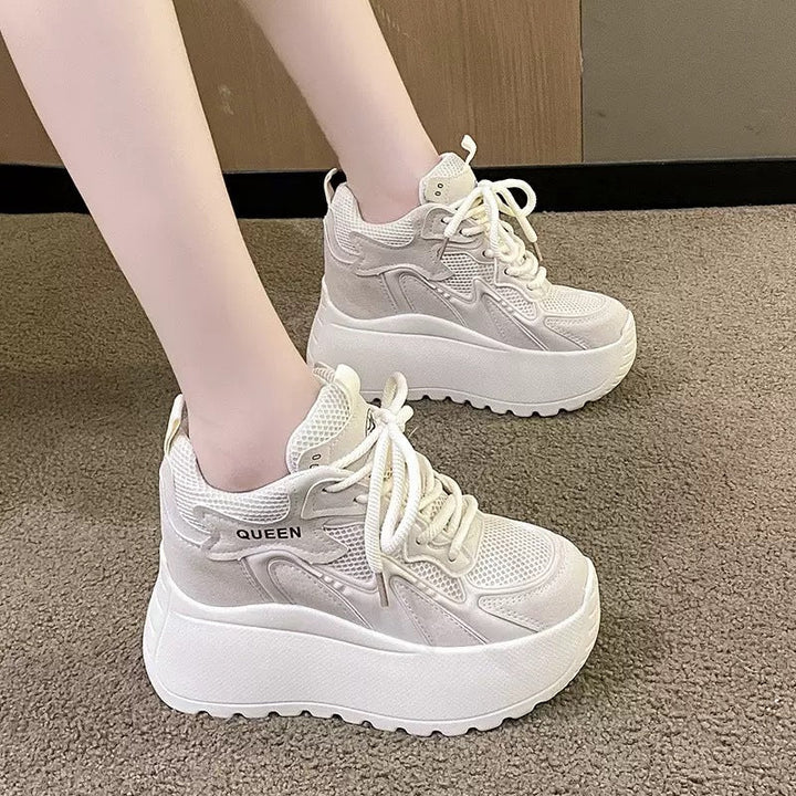 Damen Plattform Sneaker mit atmungsaktivem Mesh und sportlichem Design Echo Archiv