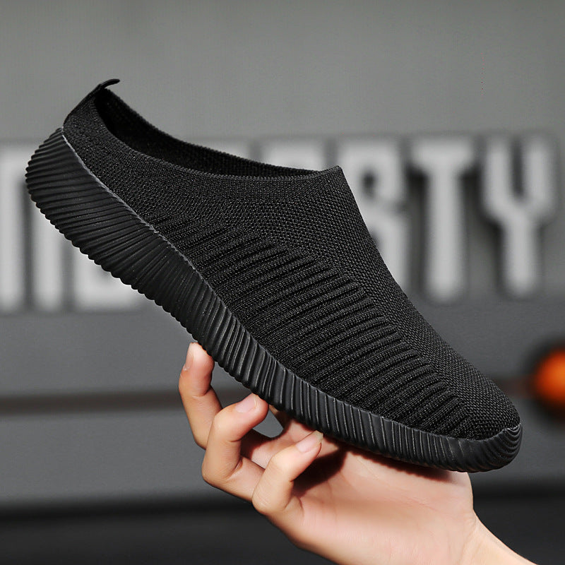 Damen nan ultraleichter Slip-On-Freizeitschuh mit nahtlosem Netzstrick, ergonomischer Fersenlasche und flexibler Wellenlaufsohle Echo Archiv