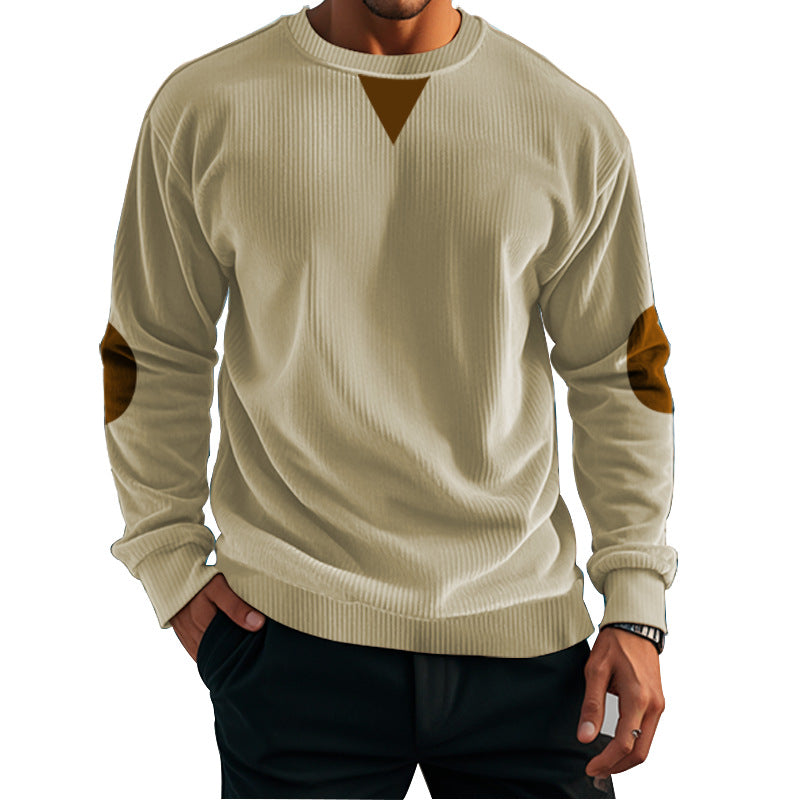 Herren komfortabler Fleece-Pullover mit Struktur Echoarchiv