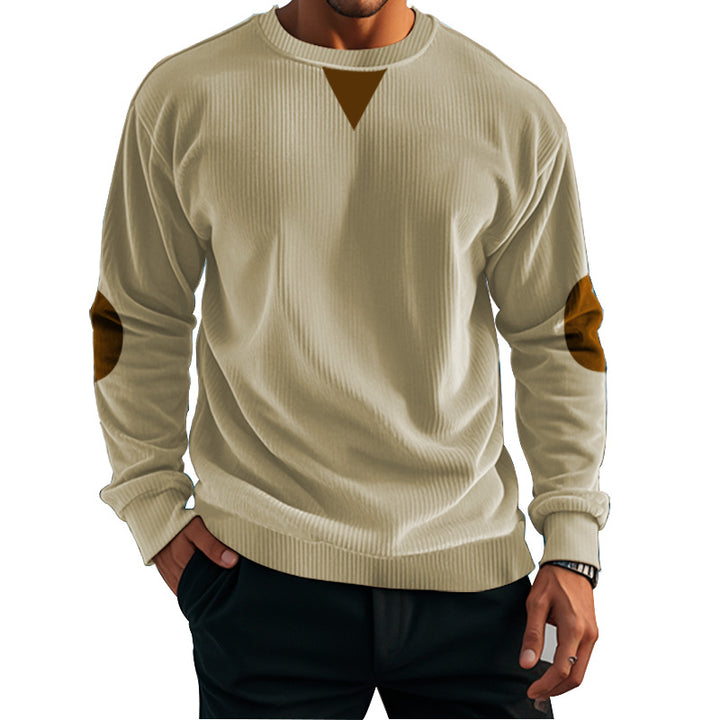Herren komfortabler Fleece-Pullover mit Struktur Echoarchiv