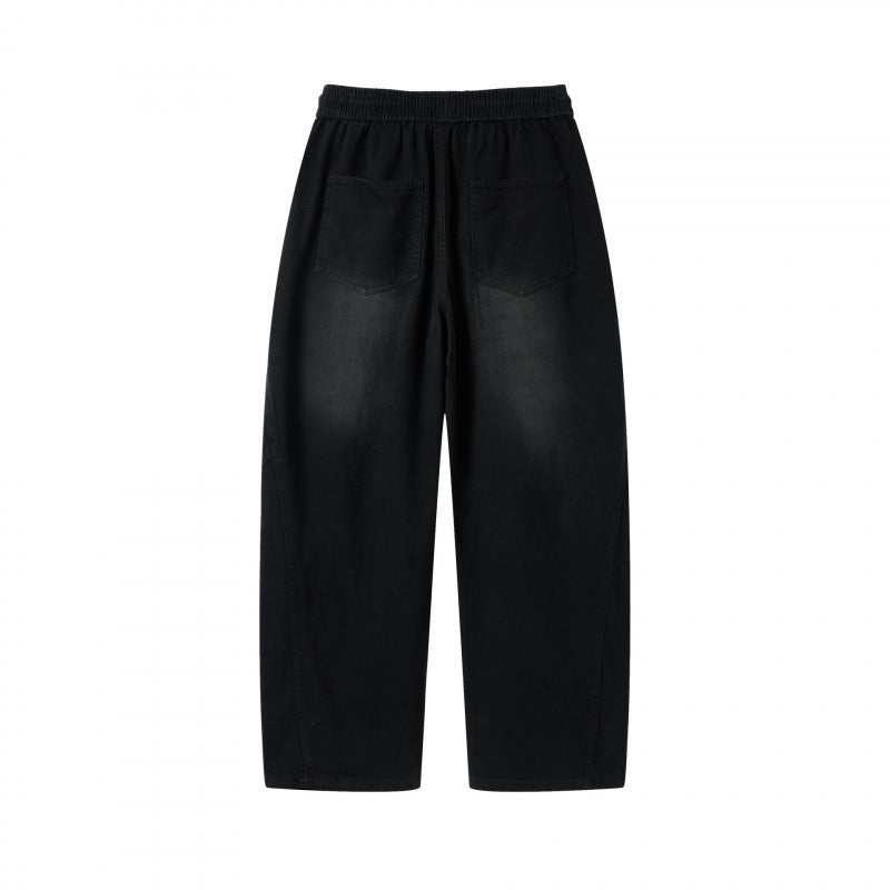 [Damen] Weite Culotte‑Hose mit hohem Elastikbund, Tunnelzug und Eingrifftaschen Echo Archiv