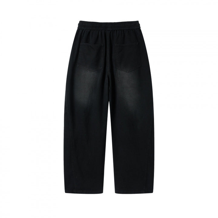 [Damen] Weite Culotte‑Hose mit hohem Elastikbund, Tunnelzug und Eingrifftaschen Echo Archiv