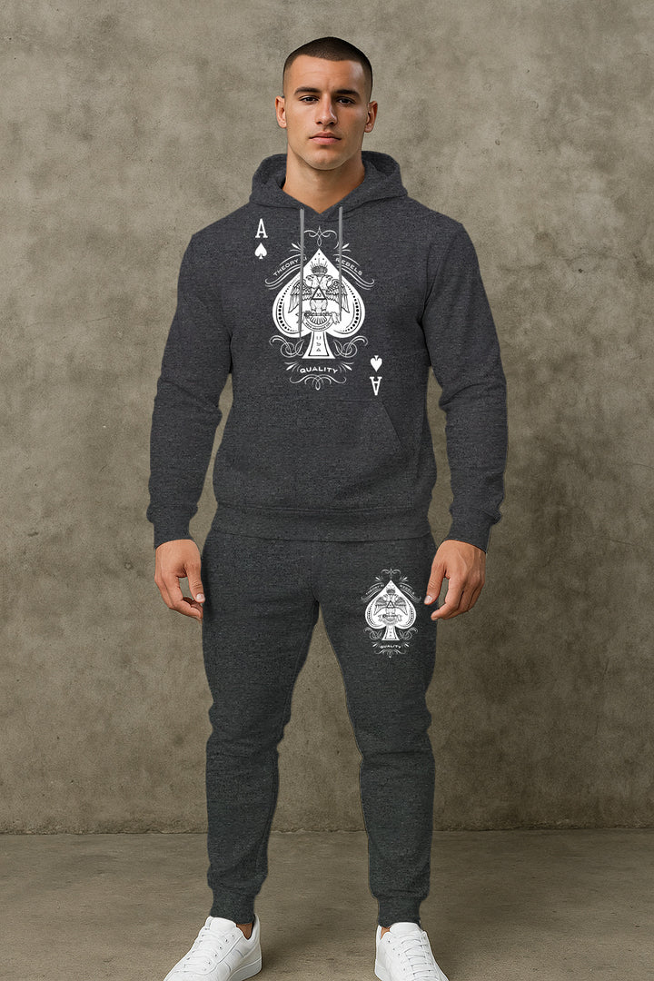 Herren Sportlicher Hoodie mit grafischem Design Echoarchiv