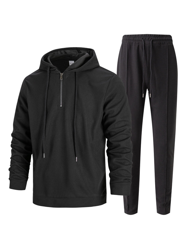 Herren Sportliches Hoodie- und Jogginghosen-Set mit atmungsaktivem Material und modischen Akzenten Echoarchiv