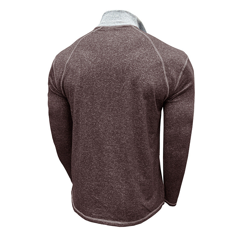 Herren Funktionsshirt mit hohem Kragen und Reißverschluss Echoarchiv