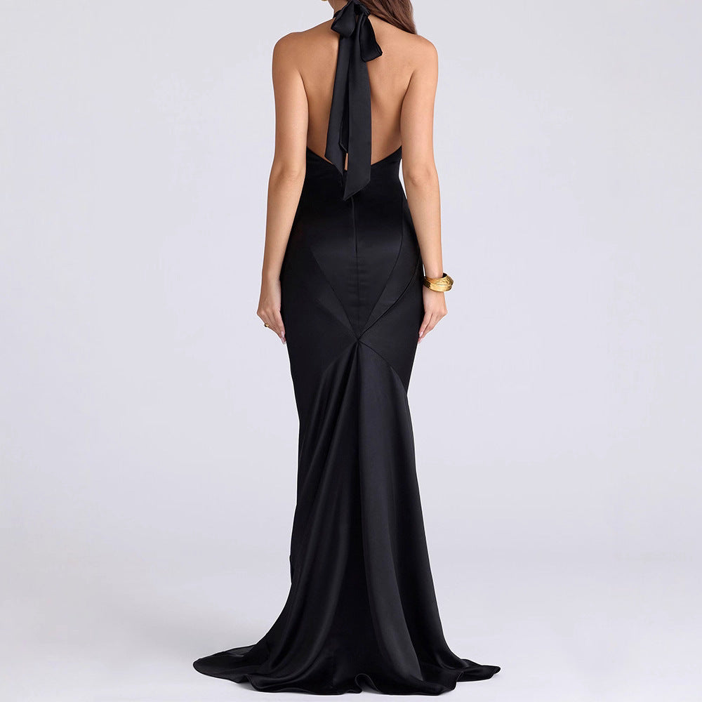 Damen Hochwertiges Abendkleid mit raffiniertem Schlüsselausschnitt Echo Archiv