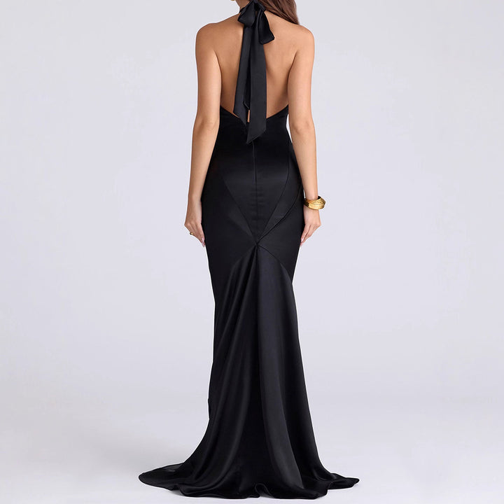 Damen Hochwertiges Abendkleid mit raffiniertem Schlüsselausschnitt Echo Archiv